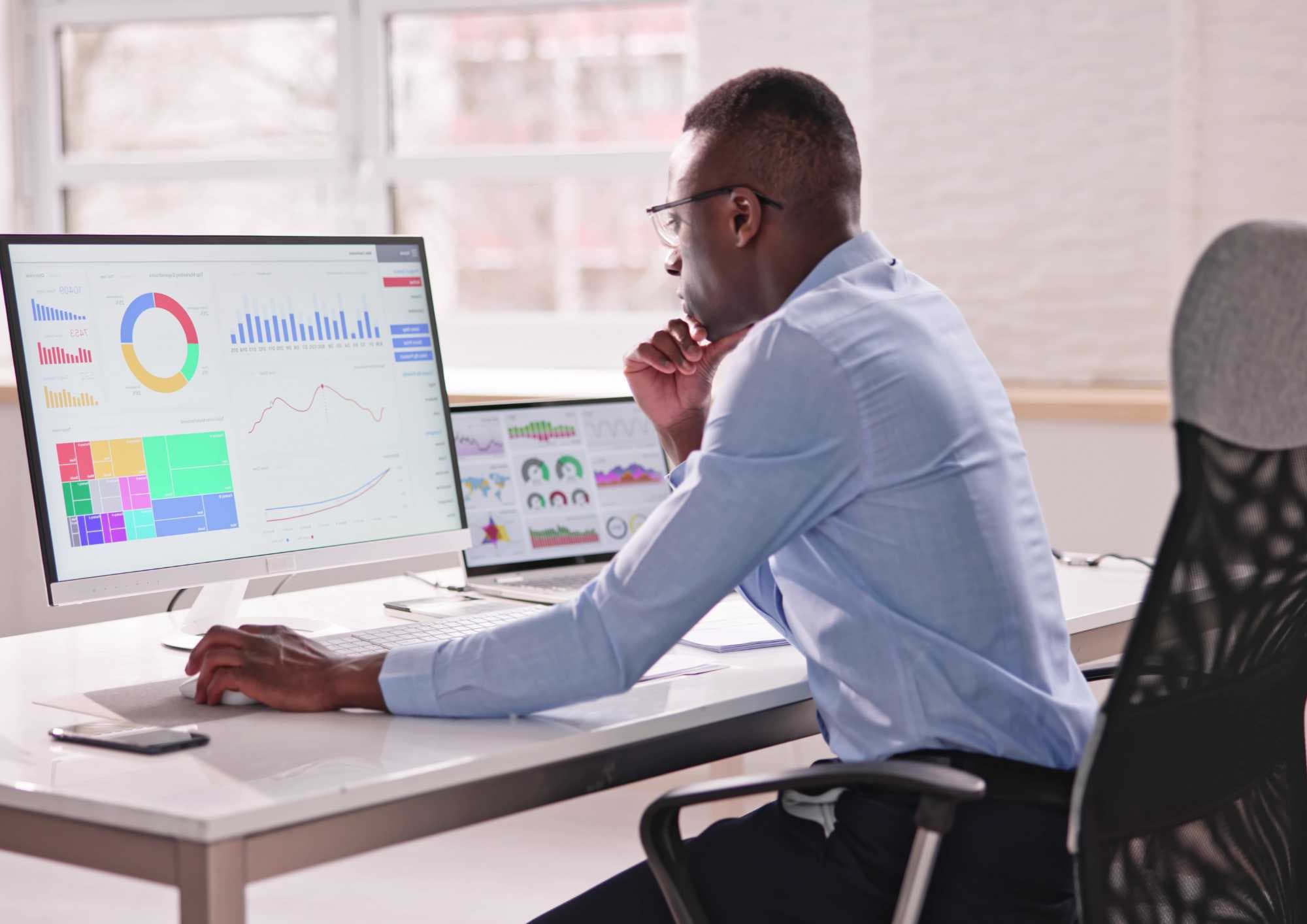Enterprise analytics and reporting dashboards.